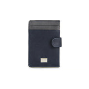 Picard Saffiano Leather Card Holder (Navy)