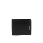 Picard Urban Men's Bifold Leather Wallet with Centre Flap and Window Slot (Black)