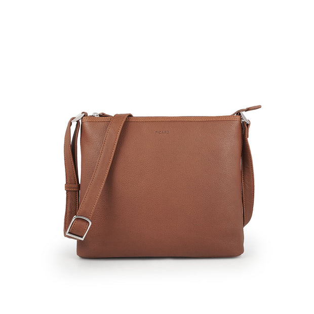 Picard Buffalo Ladies Leather Sling Bag (Tan Orange)