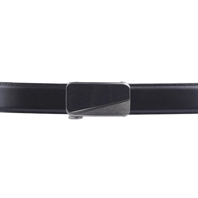 Picard Kiel Micro-Adjustable Auto-Lock Men's Leather Belt (Black ...